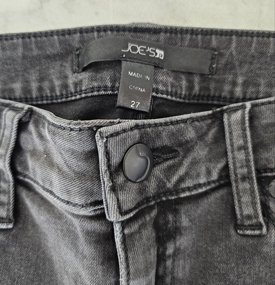 J Brand Capri Mid Rise Skinny Black Gray Jeans 25 Preowned - Picture 7 of 9